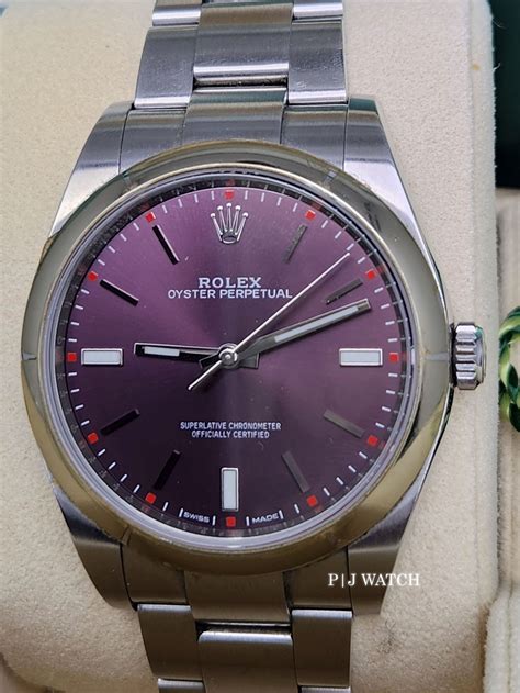 when did rolex introduce red grape 26 dial|rolex oyster dial colors.